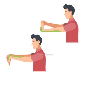 forearm and wrist stretch position
