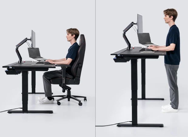 standing desk is not suitable for delicate tasks