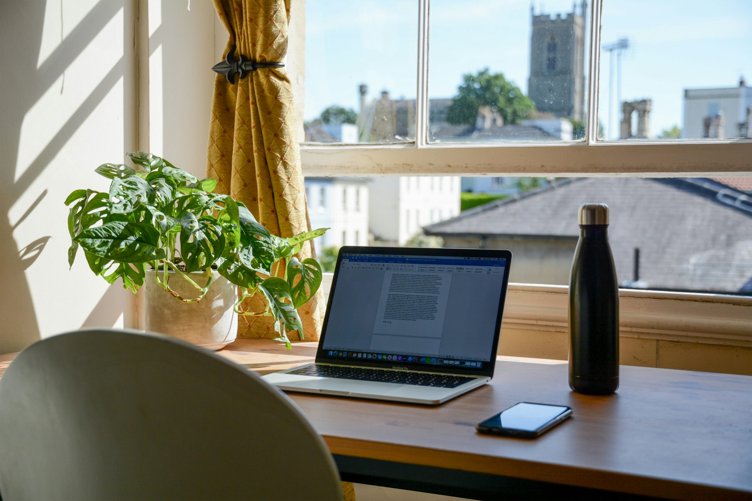 A designated home workstation