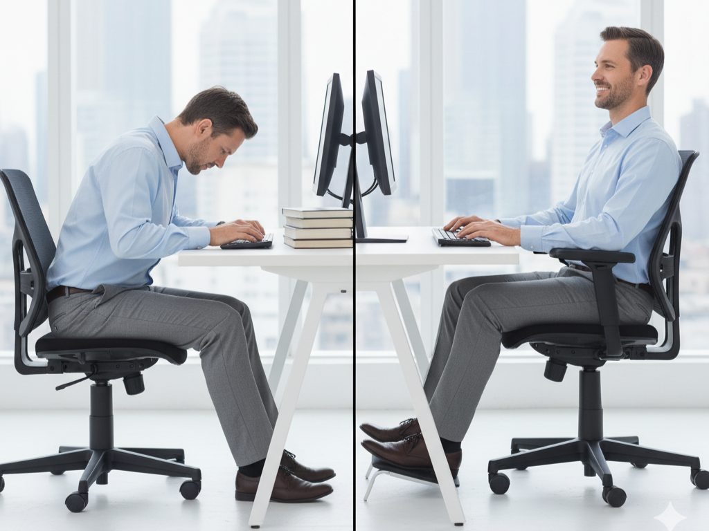Bad ergonomics vs good ergonomics