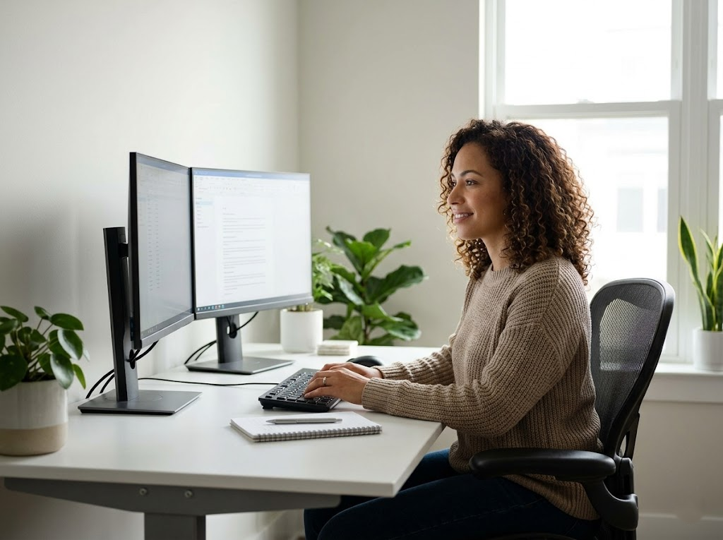A 5-Minute Ergonomic Checklist for Your Dual Monitor Setup